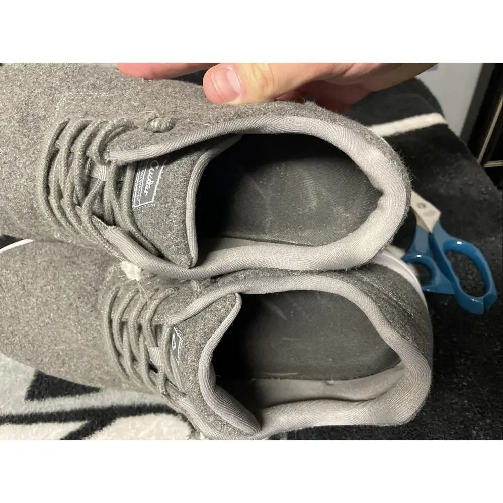 TravisMathew Cuater The Daily Wool Shoes Mens Size 11.5 Gray